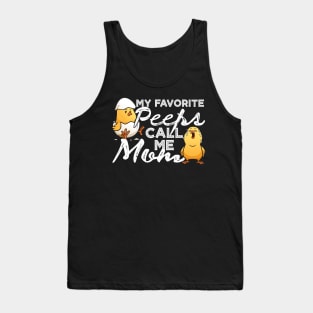 My Favorite Peeps Call Me Mom Tank Top